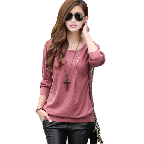 2016 T-Shirt femme fashion O-neck