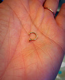 Tiny Gold Fake Nose Ring