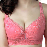 Big Size 3/4 Cup Lace Push Up Bra