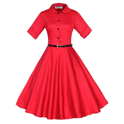 Audrey Hepburn Robe Retro Dress