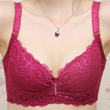 Big Size 3/4 Cup Lace Push Up Bra