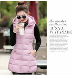 Waistcoat Cotton Padded Hooded