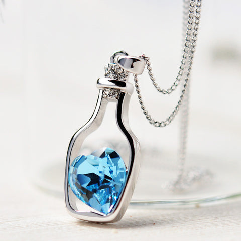 Crystal Necklace Love Drift