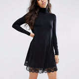 Long Sleeve Loose Shift Dress