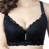 Big Size 3/4 Cup Lace Push Up Bra