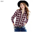 Women's Plaid Shirt Blouses