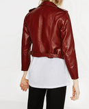 Women Leather Jackets with Belt