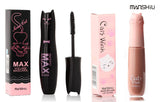 Waterproof Mascara with Wheaten Nude Moisture Care Lip Gloss Makeup Set