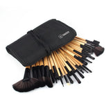 Eye Face Shadows Lipsticks Powder Make Up Brushes Kit Tools + Bag